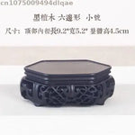 Support plantes bois gravé vase floral plante décorative figurine traditionnelle classique