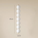 suspension moderne rondes opaques blanc salon chambre led 2000 82000lm