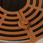 grille drainage pot fleur noir marron clair 19cm 30cm rond rectangle easy install strong