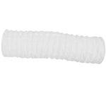 lampe sol moderne blanc rayures horizontales 94cm câble électrique base noire