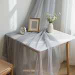 serviette table décorative tulle blanc mariage fête élégante