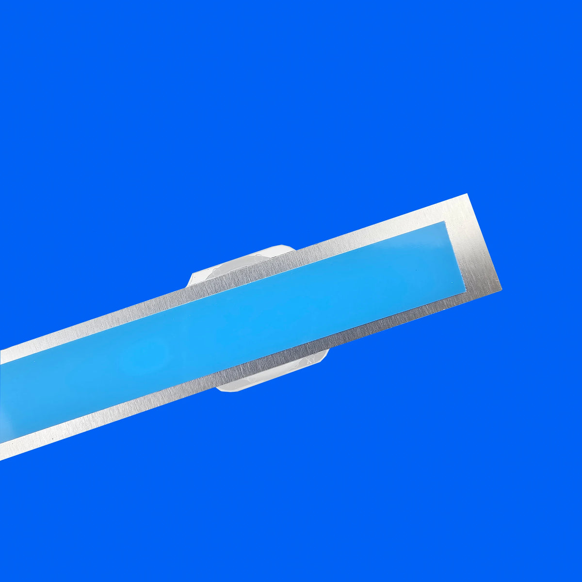 ruban led blanc bleu moderne adhésif connecteur broches dorées lisse opaquet