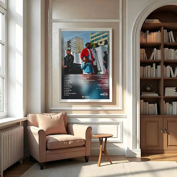 affiche rappeur tiakola décoration mur salon moderne photographie artistique papier vertical rectangulaire