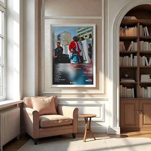 affiche rappeur tiakola décoration mur salon moderne photographie artistique papier vertical rectangulaire