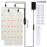 panneau led blanc points couleur moderne adhésif croissance plantes intérieur 12v câble contrôleur