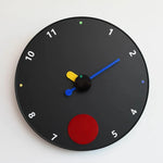 horloge murale moderne minimaliste couleurs vives enfantine geometrique chambre salon