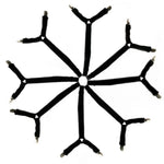 sangles lit élastiques anti dérapage clips métalliques noir bandes ajustables moderne sécurité chambre qualité
