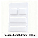 boîte rangement adhésive porte camping car blanc compartiments modernes pratiques