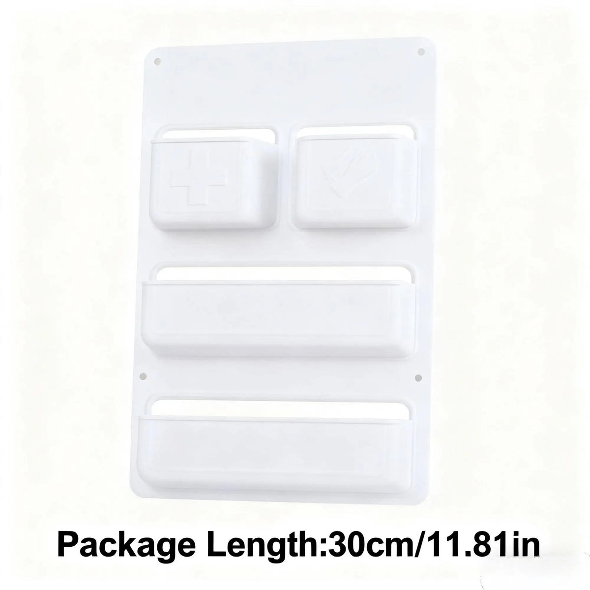 boîte rangement adhésive porte camping car blanc compartiments modernes pratiques