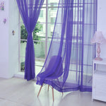 rideaux transparents moderne blanc motif plissé vertical décoration salon chambre coucher