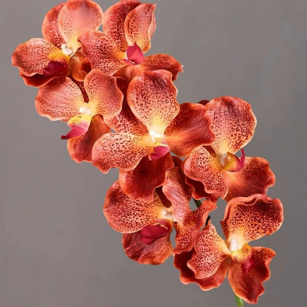 fleurs artificielles orchidées violettes blanches modernes décoration intérieure maison mariage anniversaire