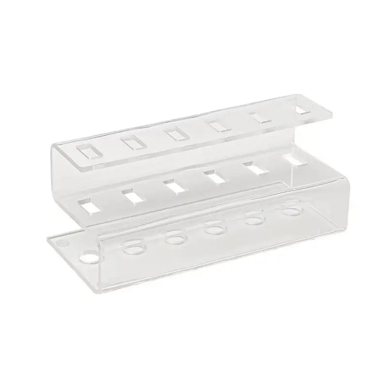 porte stylos acrylique blanc transparent noir ophthalmique flipperstand organisateur optique minimaliste