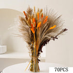 bouquet graminées séchées pampas blondes beiges vases décor maison anniversaire mariage