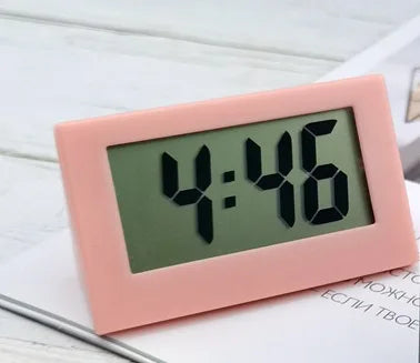 horloge électronique moderne température humidité alarme batterie 12 24h noir blanc rose