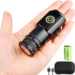 lampe torche led rechargeable tactique robuste étanche aimant clip lotus attack head
