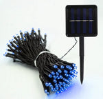 guirlande lumineuse solaire extérieure modes bleu multicolore moderne jardin mariage