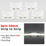 connecteurs ruban led cob smd transparent modernes adhésifs 5mm 8mm 10mm(rgb cct)
