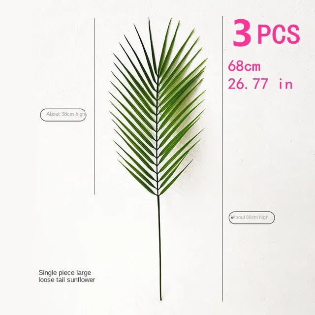 Plante artificielle palmier vert moderne 125cm feuilles plastique décoration intérieure extérieure