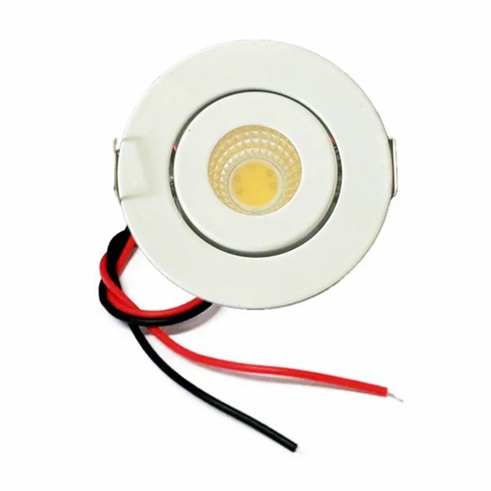 Spot LED Downlights 12V Blanc Noir Doré Argenté Clips Modernes Minimalistes Puces LED COB