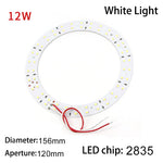Anneaux lumineux led blanc moderne 10w 12w diamètre 112mm 156mm