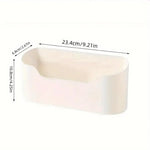 rangement mural blanc boîtes bouteilles papier essuie tout stylos savons minimaliste modernes