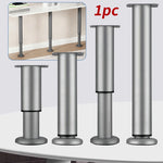 pieds table ajustables moderne argenté lisse opacité 8cm 12cm 18cm 36cm 42cm 68cm 72cm