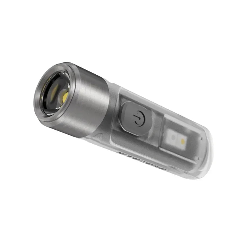 lampe torche rechargeable led uv intense extérieure 300 lumens moderne compact noire verte bleue