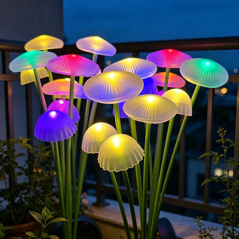 lumière solaire led moderne verte jaune adhésive patio jardin allée