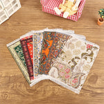 tapis miniature animaux nature ornements floraux motifs géométriques franges classique vert rouge