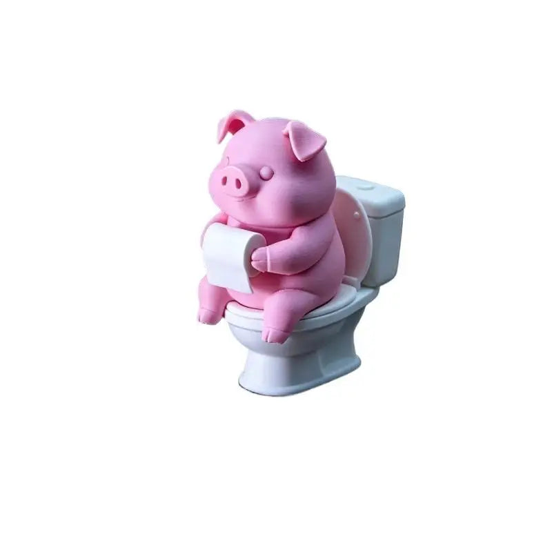porte rouleau papier toilette résine décoratif cartoon adhésif rose dimension petite chambre salon