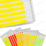 Ruban led jaune rouge vert bleu moderne 12v 12w 200x10mm