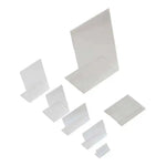 support photo transparent moderne 10x15cm 8x12cm 9x13cm incliné vertical horizontalportrait menu mariage publicitaire