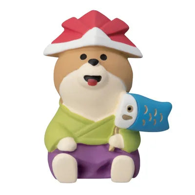 figurines animaux japonaises manga couleurs vives motifs traditionnels ornement maison collectionnable