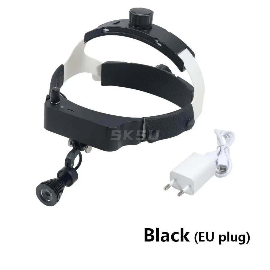 lunettes travail simili cuir blanc noir ceinture ajustable moderne câble alimentation