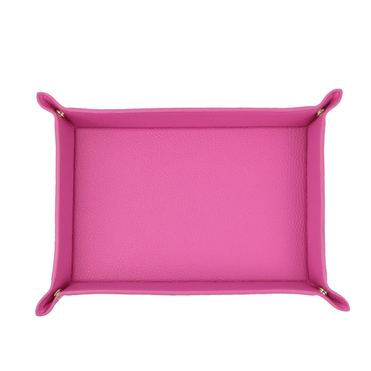 plateau rangement cuir bleu marine rose moderne dorés bijoux accessoires cosmétiques organiser pièces monnaie