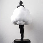 ornement sculptural figure humaine nuage abstrait moderne noir blanc intérieur décoration maison