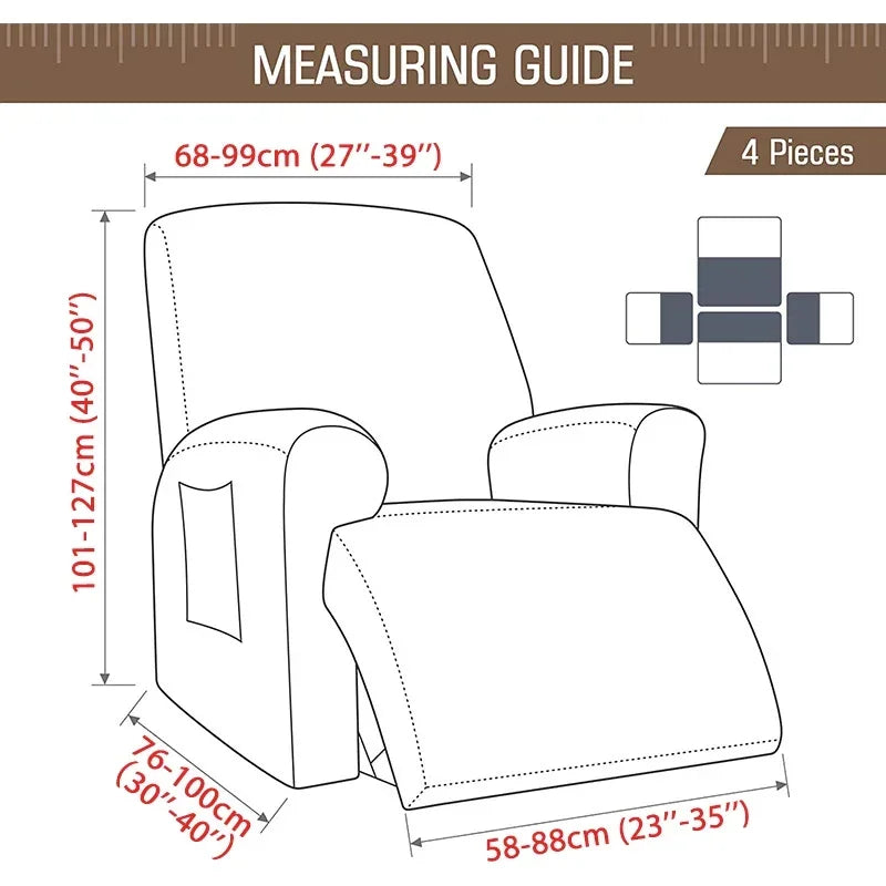 housses fauteuil relax tissu motifs gris moderne adhésif poche salon extérieur