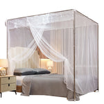 moustiquaire lit dentelle blanche rideau lit princesse décoratif clips fixation