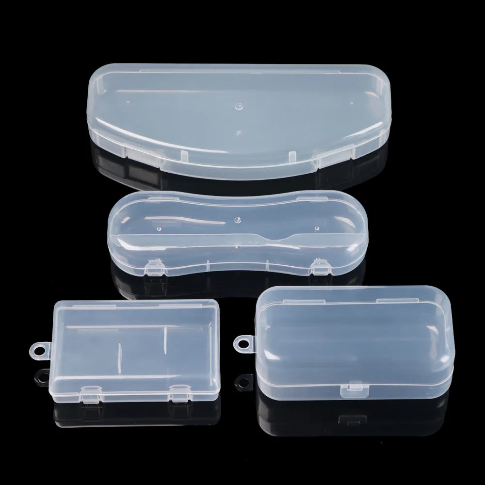 boîtes rangement pilules transparentes compartiments barres verticales horizontales modernes pratiques