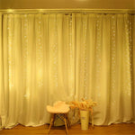 guirlande lumineuse led rose blanche jaune doré 300cm moderne télécommande usb