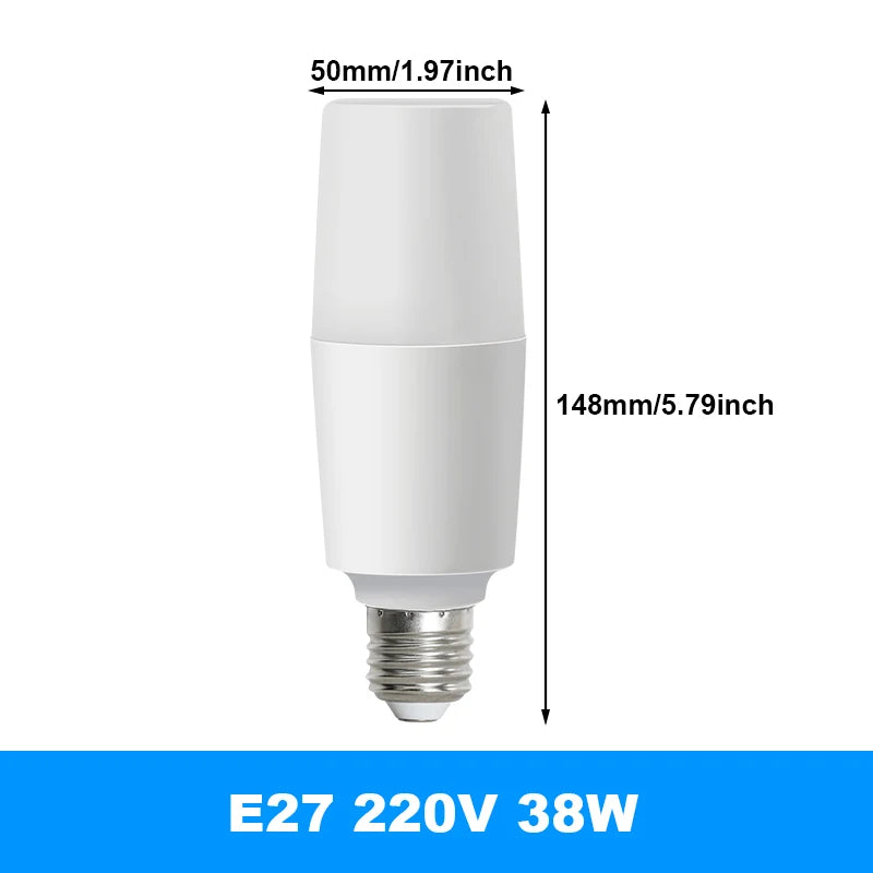 ampoules led e27 blanc chaud lumiere moderne minimaliste 6500k 3000k 38w 28w 18w 9w