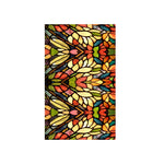 décoration fenêtre fleurs oiseaux art deco adhésive multicolore résistante usure pvc transparente