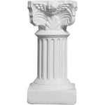 décoration intérieure colonne classique sculptée or noir blanche ange statuaire