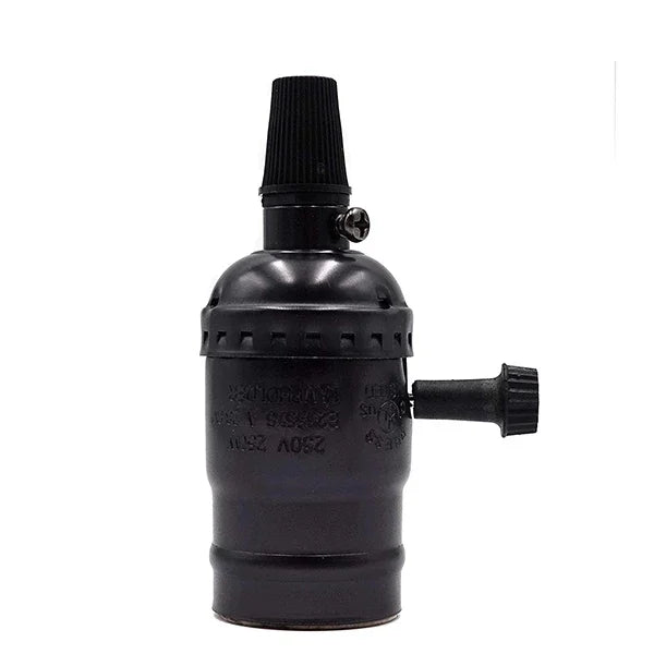 ampoule vis e27 or argent noir métal lisse vintage câble interrupteur led filament