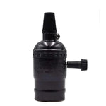 ampoule vis e27 or argent noir métal lisse vintage câble interrupteur led filament
