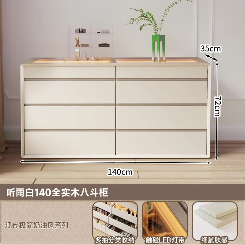 armoire bijoux moderne bois blanc lisse compartiments tiroirs maison 80x35x72cm
