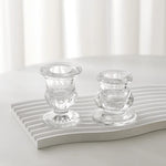 bougeoir transparent classique gravé décoration intérieure rond table mariage cadeau erotique