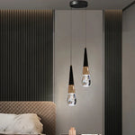 suspension lumineuse moderne élégante noir doré transparent câble ajustable led 90 260v 249 2000lm