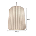 suspension lumineuse moderne origami beige plissé opacité intérieur chambre salon
