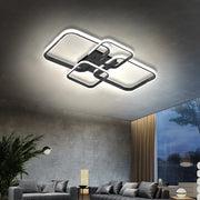 luminaire led moderne noir blanc contemporain chambre salon
